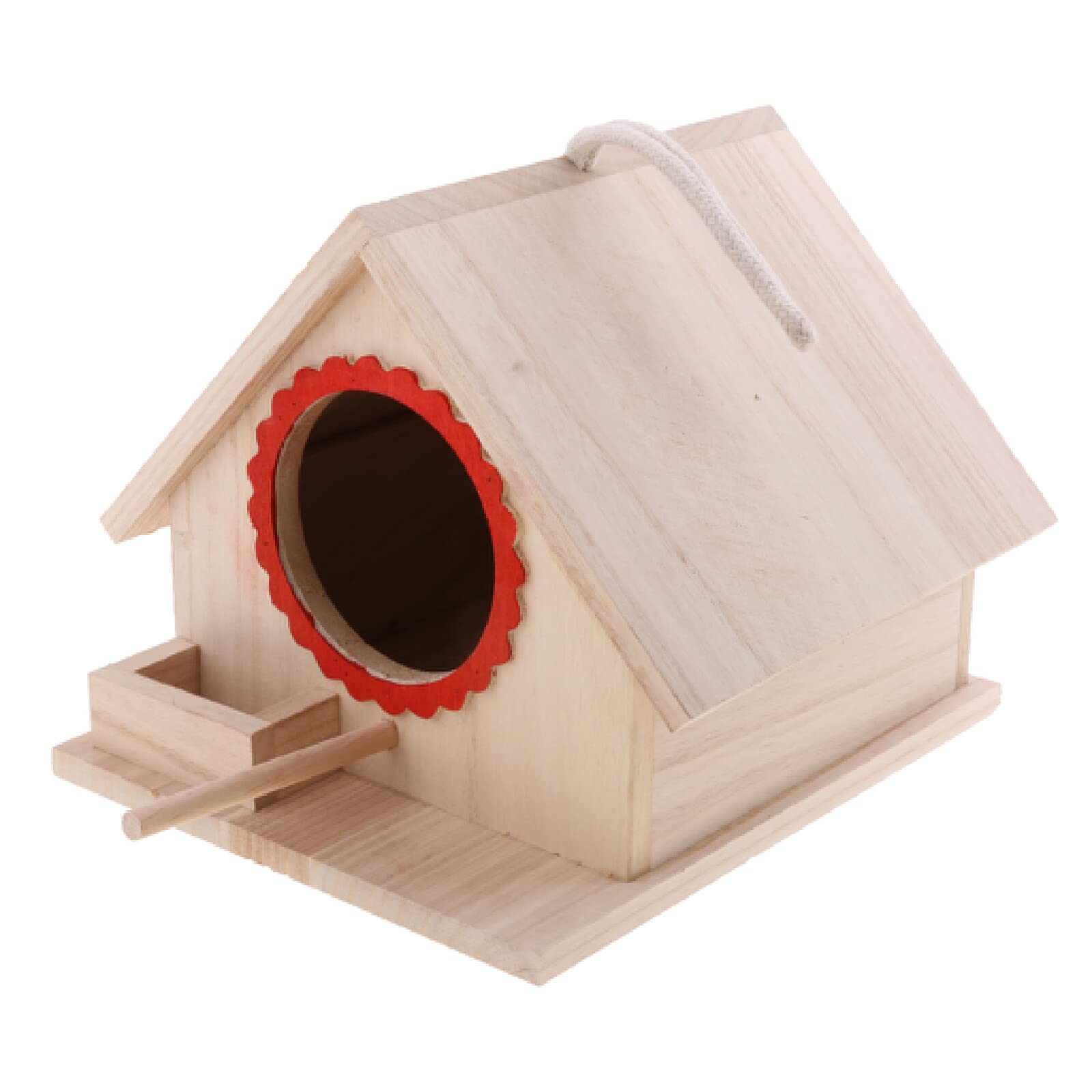 Nido de pájaros, Nido de cría for pájaros pequeños, casa Colgante Bolsillo, Regalo for jardín en climas fríos