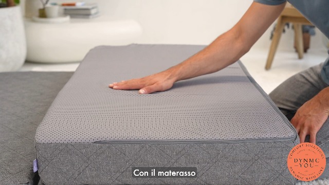 Materasso Pieghevole Queen Size 10,2 Cm In Memory Foam Con Copertura Lavabile, Materasso Da Pavimento Medio-Rigido Per Ospiti, Divano E Camper