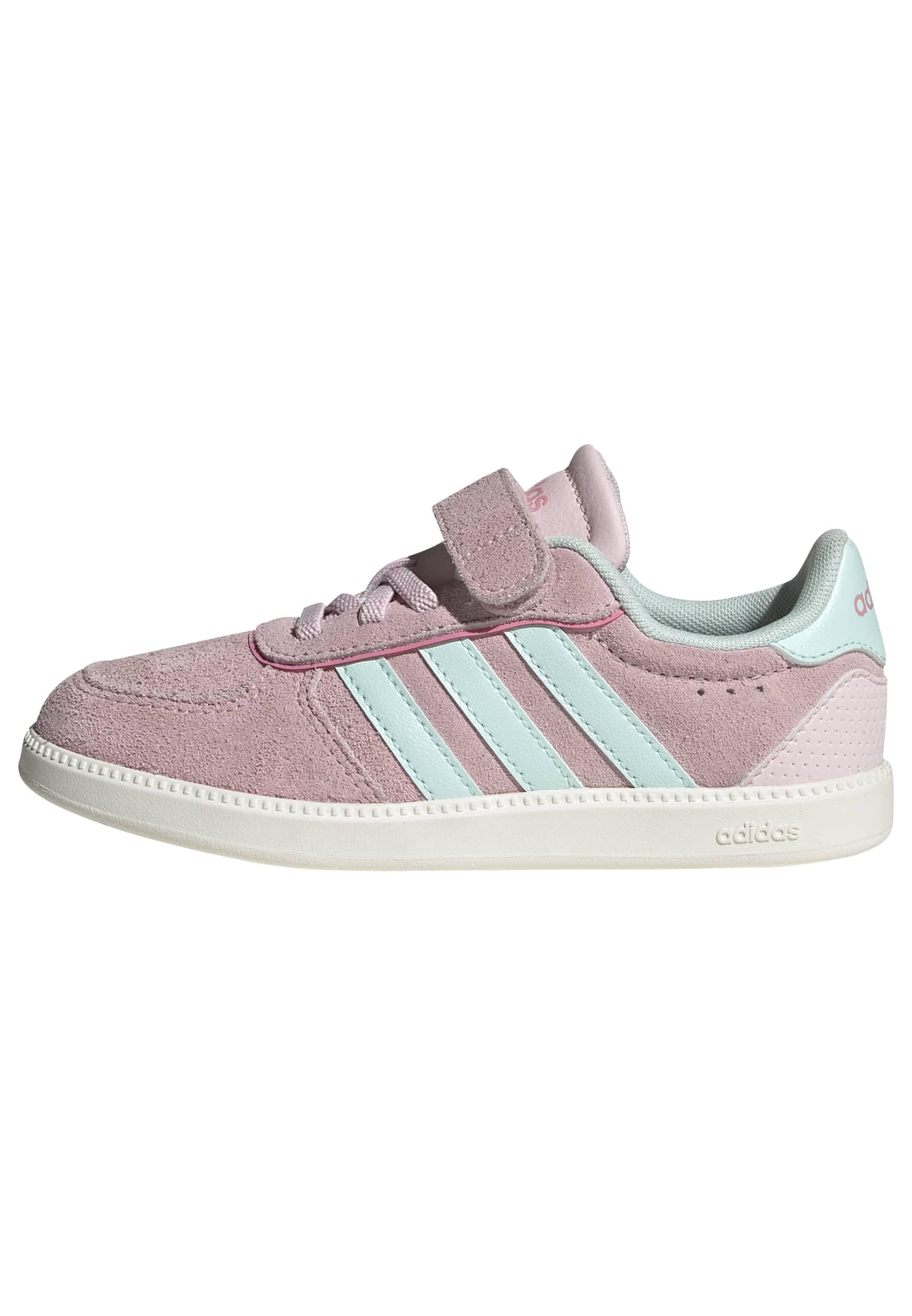 adidas Unisex Kids BREAKNET Sleek Shoes Children, Clear Pink/Halo Mint/Bliss Pink, 1 UK