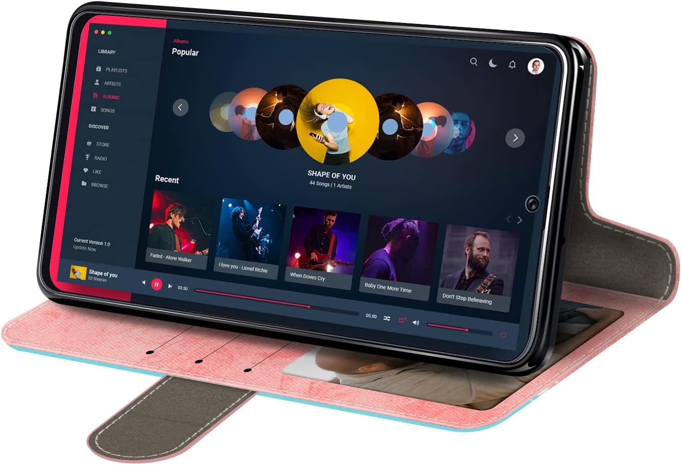 Valorex]スマホケース 手帳型 本革ケース イタリア製レザー