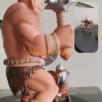 Dev ile Savaş 3d figür