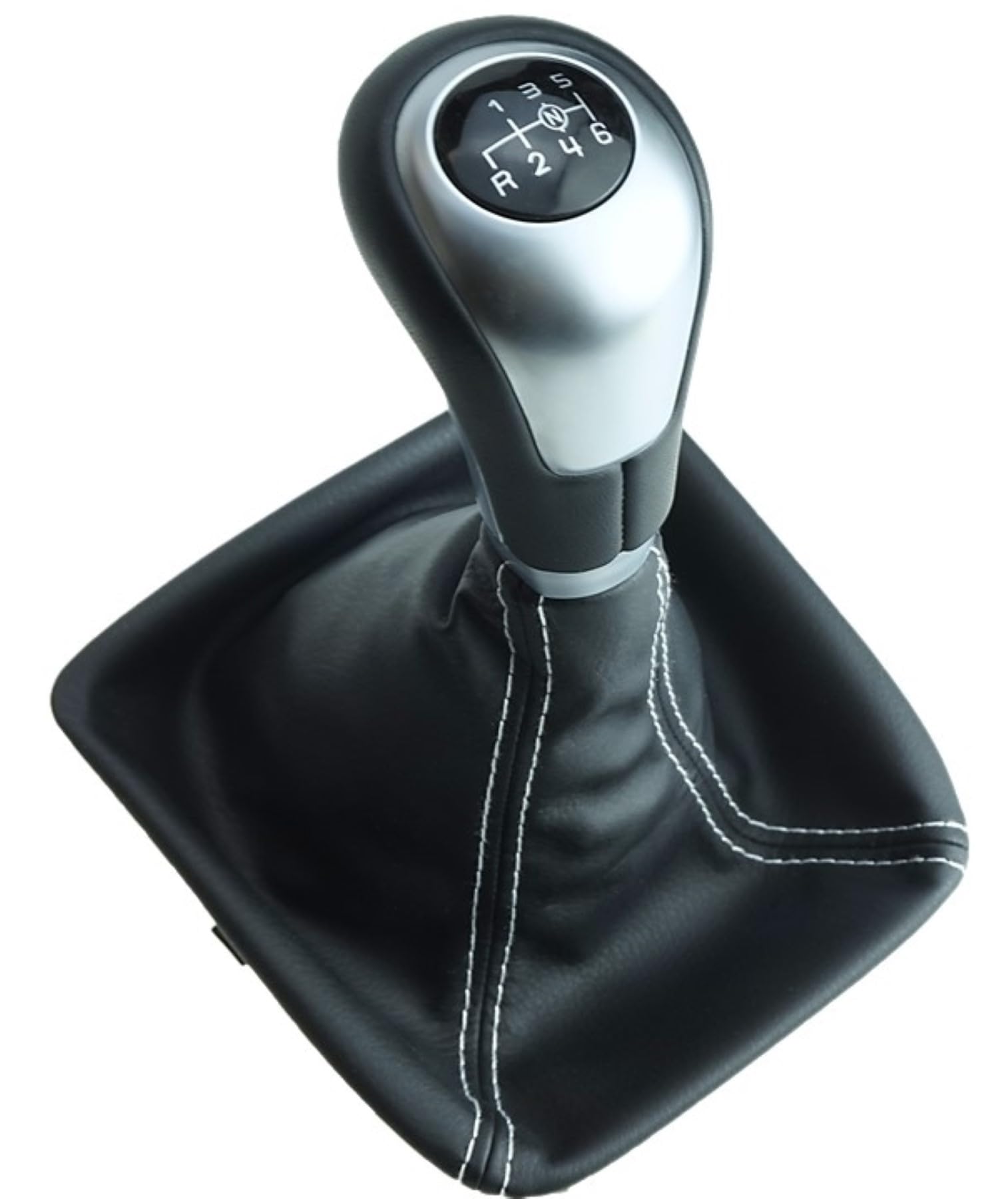 YananAC Schaltknauf 6-Gang Für Vito W639 - Schwarz Mit Manschette
