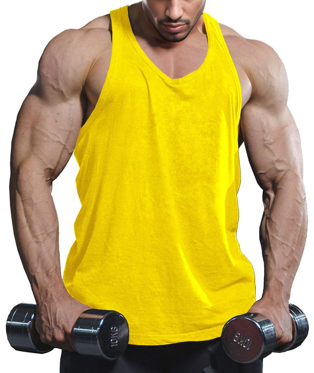 Lehmanlin Camiseta sin Mangas para hHmbre,Camisetas de Tirantes Hombre Entrenamiento de Gimnasio
