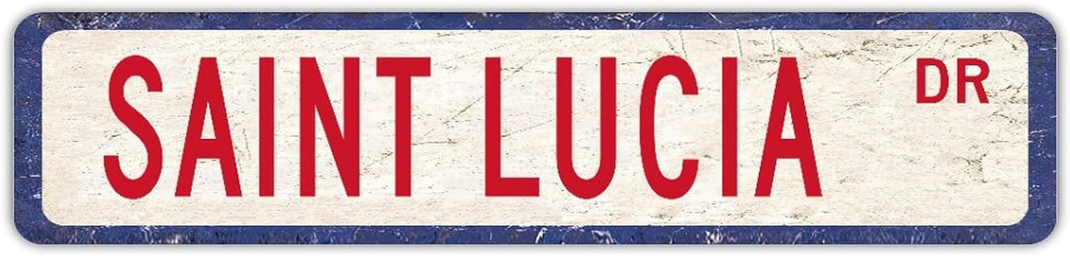 Plaque Métallique Personnalisée Vintage 'Holden Beach' - 4x18 Pouces - Chico Creek Signs - Déco Murale