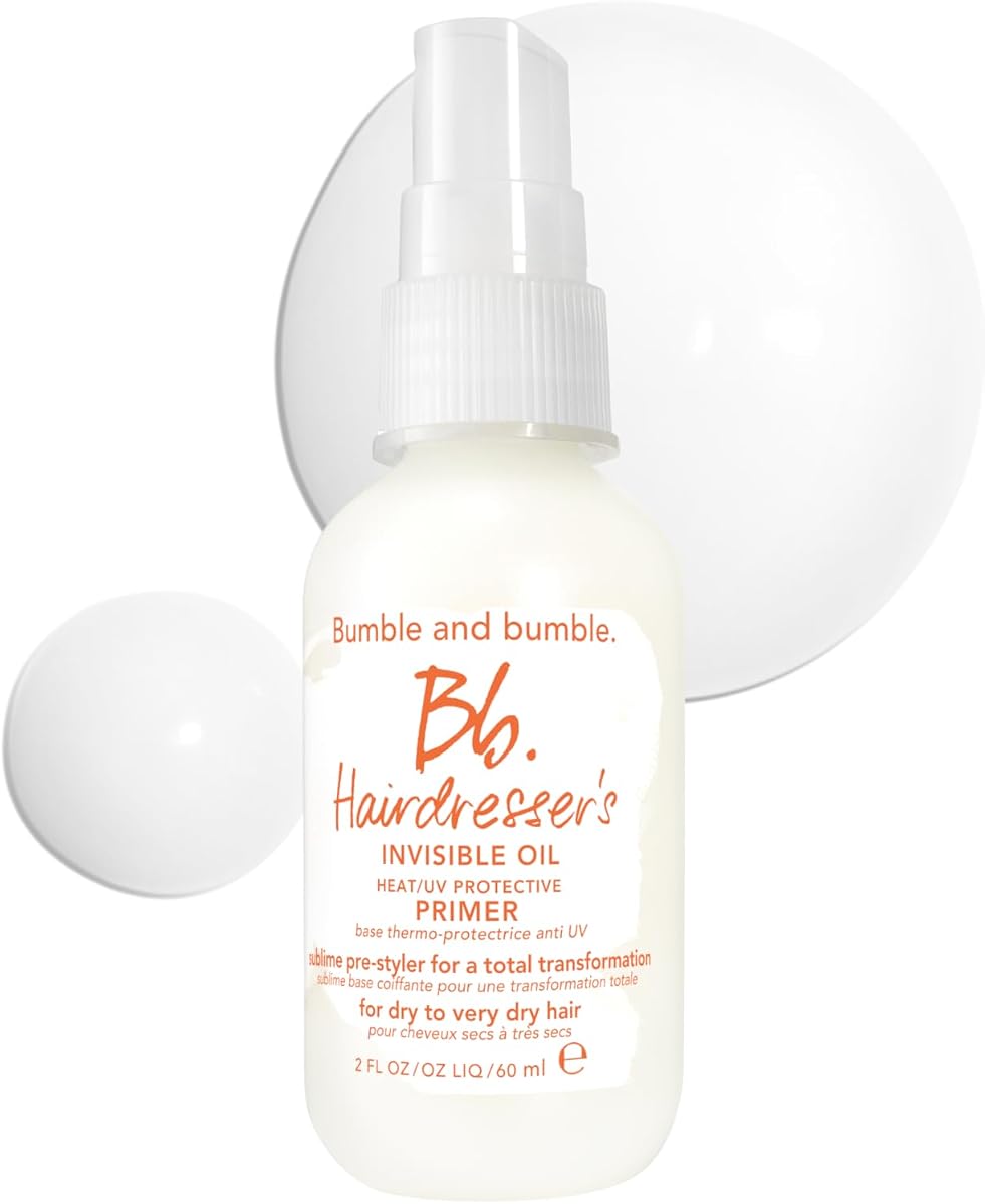 Aceite invisible para peluquería, acondicionador sin enjuague con protección contra el calor y los rayos UV, prebase para el cabello | Hidratante, Anti Frizz, Color Seguro | Todo tipo de cabello y texturas | Con Argán + Aceite De Coco