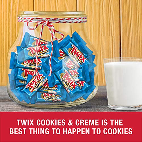 Twix Twix Cookies & Creme Chocolate Cookie Bar Minis, 9.7-Ounce Sharing Size Bag #TOP4