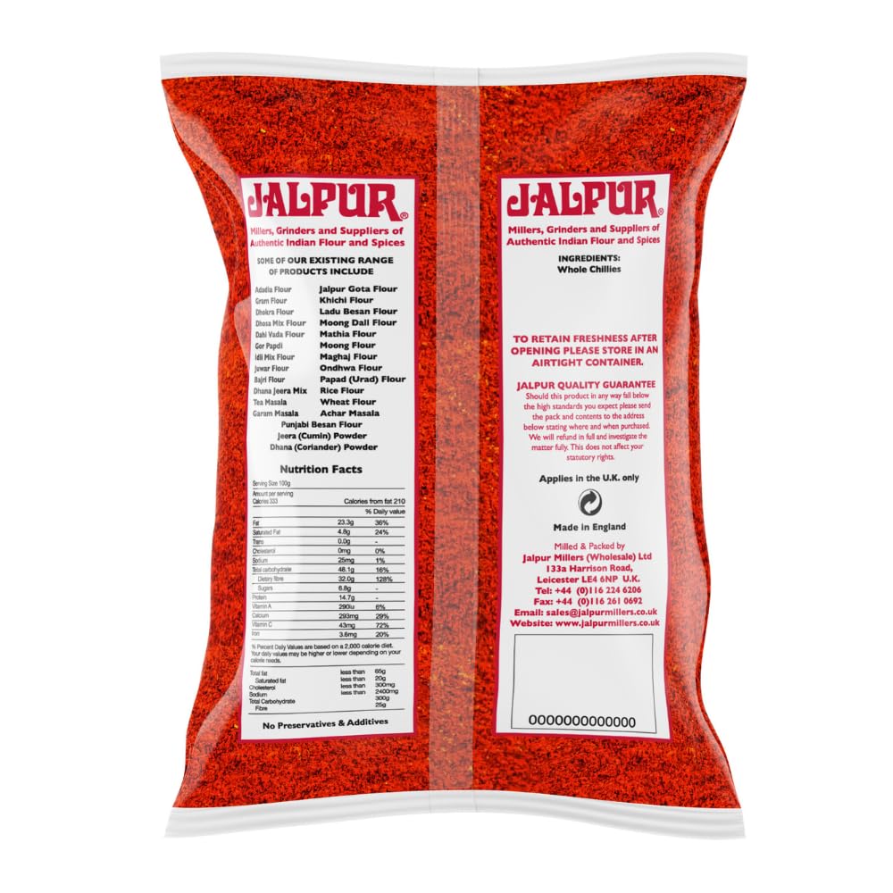 Poudre de piment rouge - mouture grossière - 1,5 kg