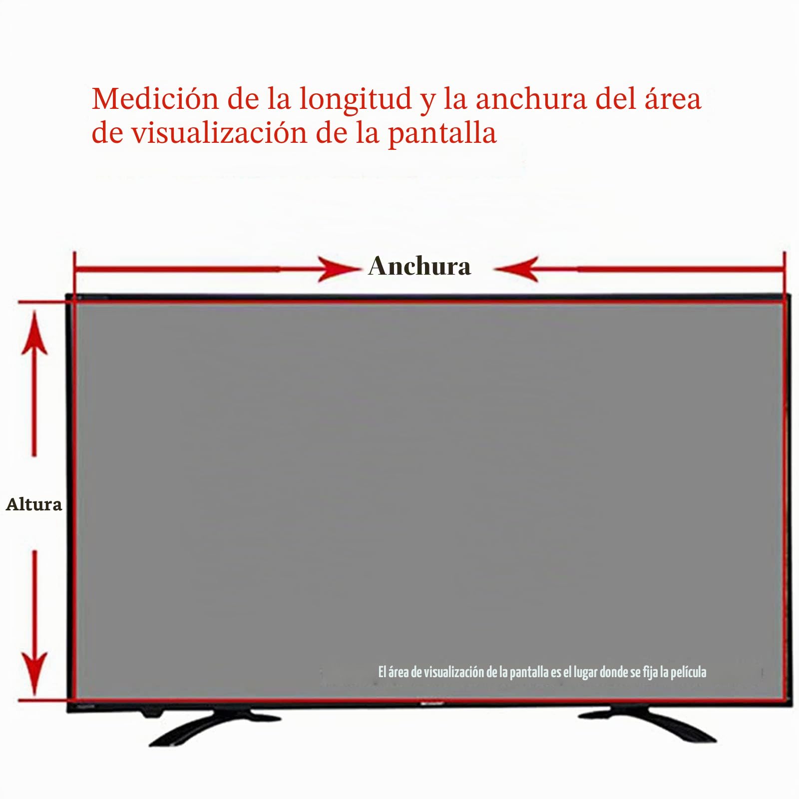 Protector De Pantalla De TV Mate, Filtro Antireflejo/Luz Azul, Índice De Antirreflejos De hasta 90%, para Monitores De 32 A 75 Pulgadas,32" 704 * 395mm