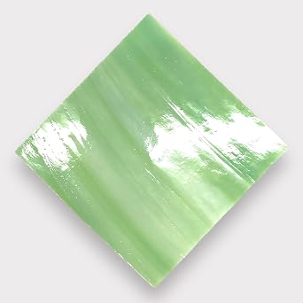 Olive Green White Prisma COE 96-32 Fusible Glass Sheet 1