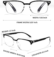 Vista 3 de NOVIVON 6 Pack Reading Glasses for Women, Reading glasses men, Blue Light Blocking Readers, Computer eye glasses, Cheaters