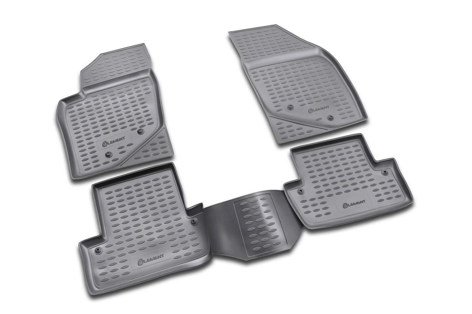 ELEMENT Alfombrillas 3D para ŠKODA Karoq 2017- | Familiar | Europa | Sin Caja Asiento | 4 Piezas — view 90