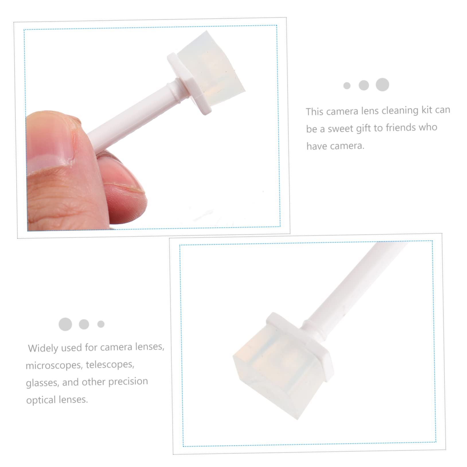 PartyKindom 2piezas Sensor Gel Stick De Limpieza para y Herramienta De Limpieza De Sensor Jelly para Ccd Cmos Efectiva y De Ópticos Color Aleatorio