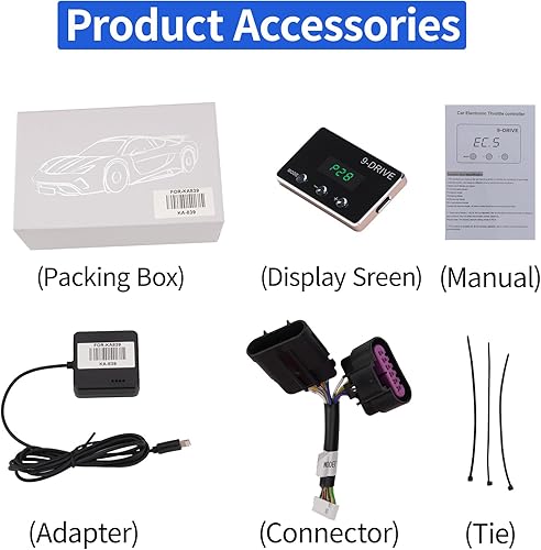 Miniatura 88 de Controlador de respuesta del acelerador, acelerador de pedal de carreras electrónico inteligente de 9 modos para Toyota 4Runner Tundra Land Cruiser