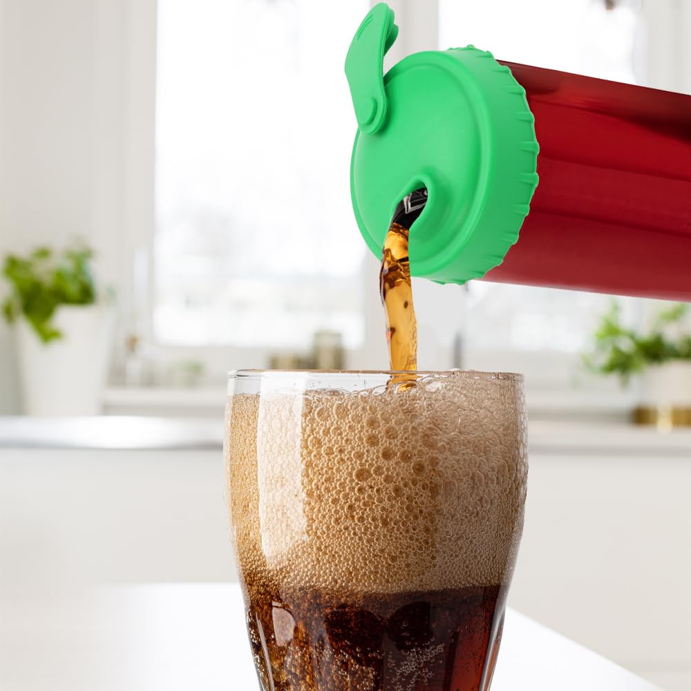 Deksels voor blikjes frisdrank Draagbare siliconen rietjes Blikdeksels