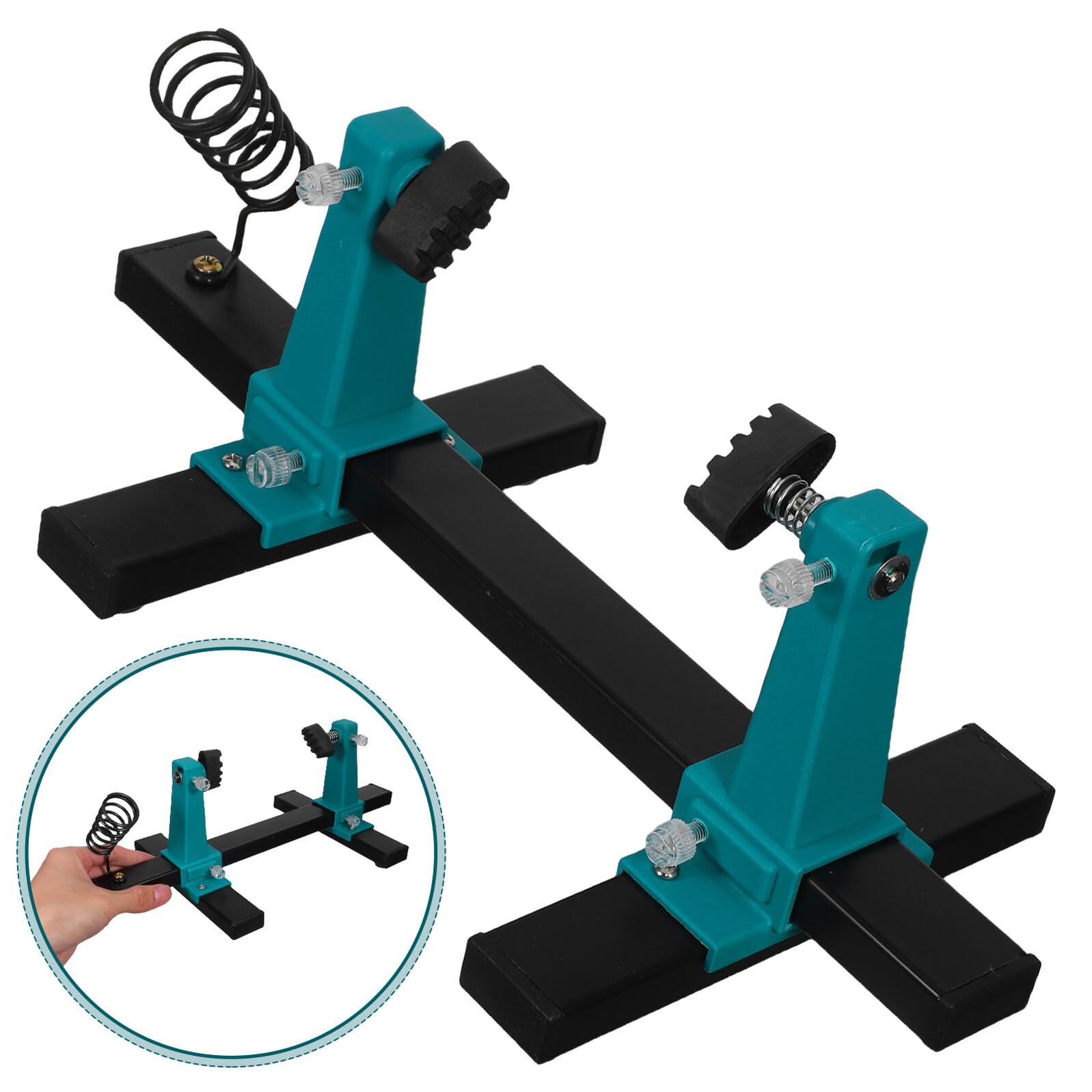 PRETYZOOM Supporto per Saldatura Terza Mano Morsetto Regolabile in Metallo e Plastica, Staffa per Riparazione Scheda Madre e Circuito, Supporto Multiangolo Porta Saldatore Integrato