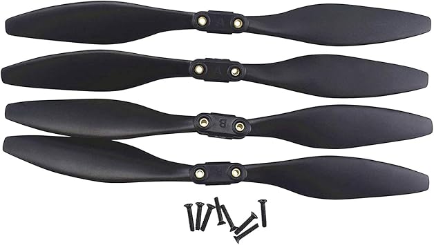 12PCS Propeller for HS720 HS720E Folding Four-axis Aircraft Blade Aerial Photography Brushless RC Drone Accessories