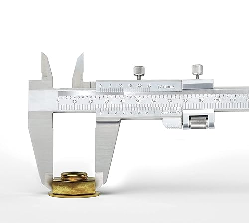 Miniatura 6 de Utoolmart Calibre Vernier de plástico, mini regla de cejas Vernier de 5.906 in, herramienta de medición de pinza de plástico de doble escala, para