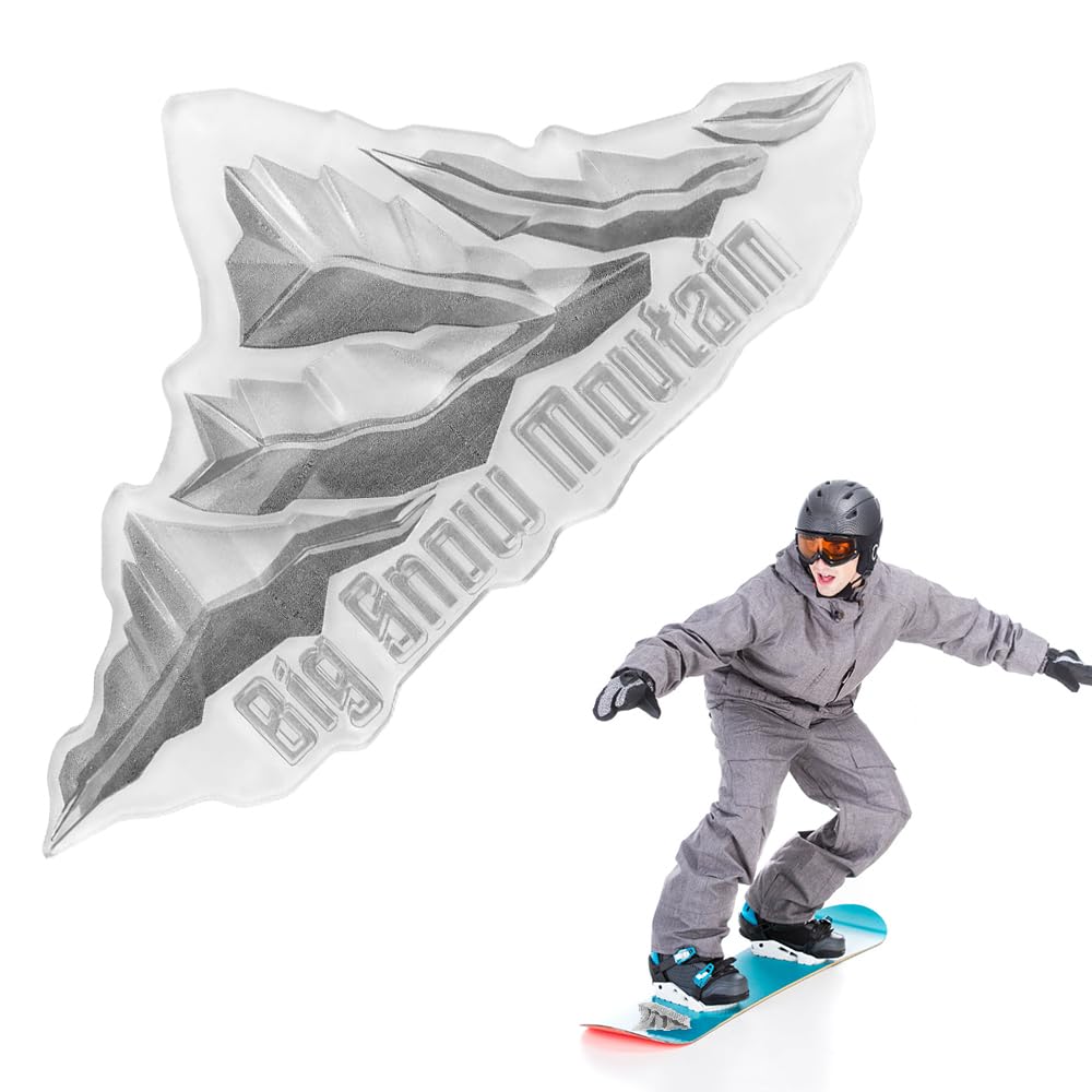 Snowboard Stomp Pads, Snowboard Antidérapant Tapis Transparent Stomp Grip Pad pour Le Ski Montagne Enneigée Grip Pad pour Hiver Neige Glace Ski Accessoires