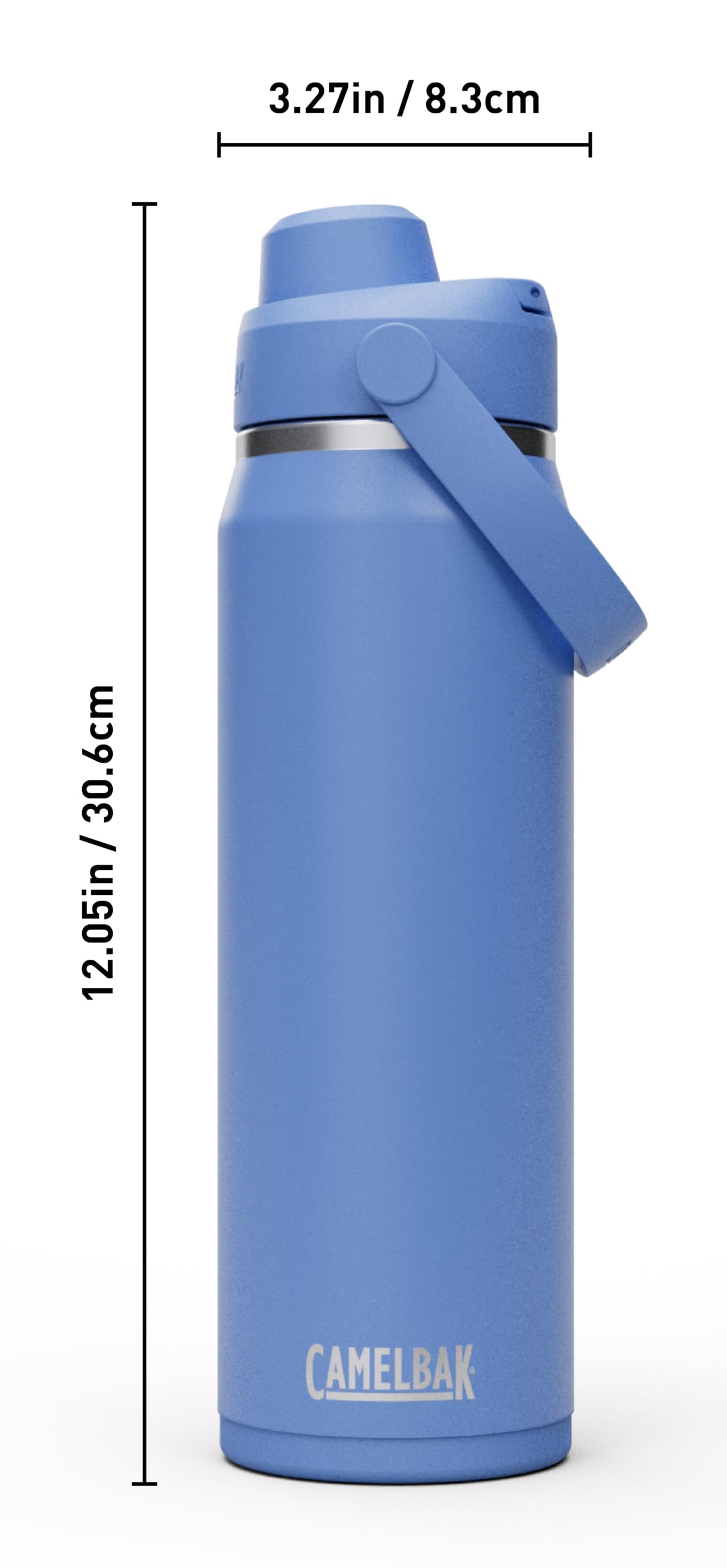 CAMELBAK Thrive Chug Wasserflasche, isolierter Edelstahl, 750 ml, Himmelblau
