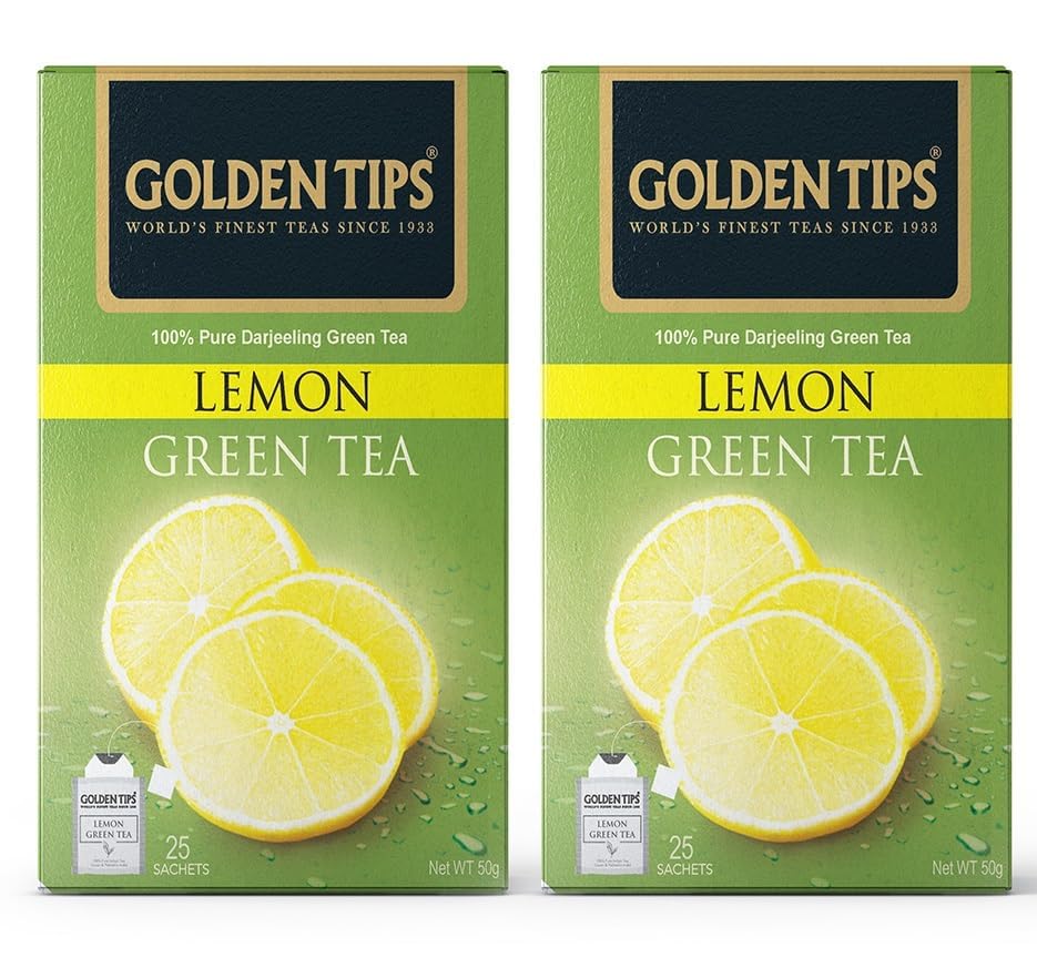 See full amazon price history chart for Golden Tips Fresh & Flavoured Lemon Green Tea Bags Box (100gm- 50 Tea bags) Golden Tips Fresh & Flavoured Lemon Green Tea Bags Box (100gm- 50 Tea bags) (B0D22QSHLR) Amazon Price History, Amazon Price Tracker