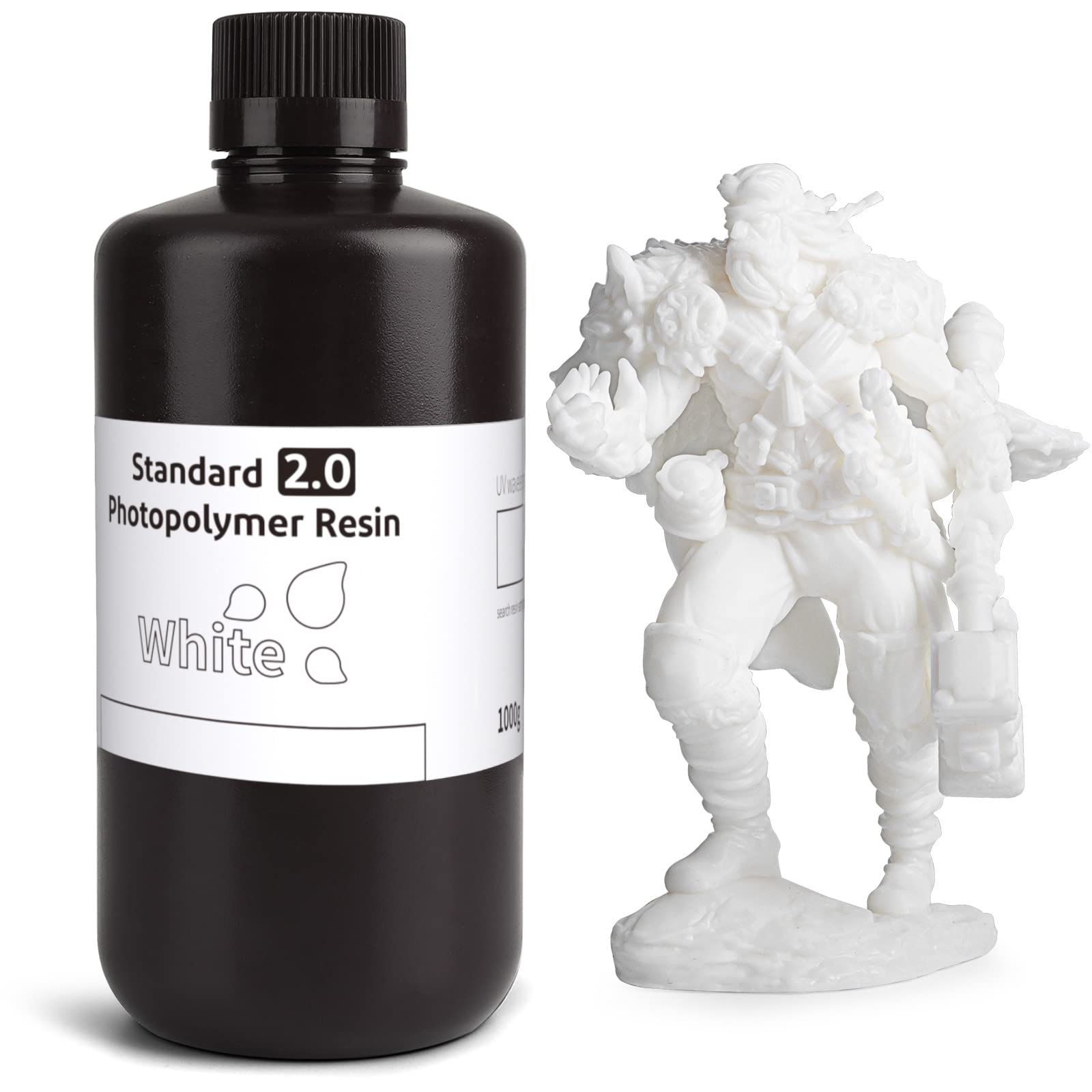 ELEGOO Standard Resin 2.0 Photopolymer Resin 405nm 3D Printer Resin for DLP/LCD 3D Printing White 1000G (B0C2PB6W7X) Amazon Price History, Amazon Price Tracker