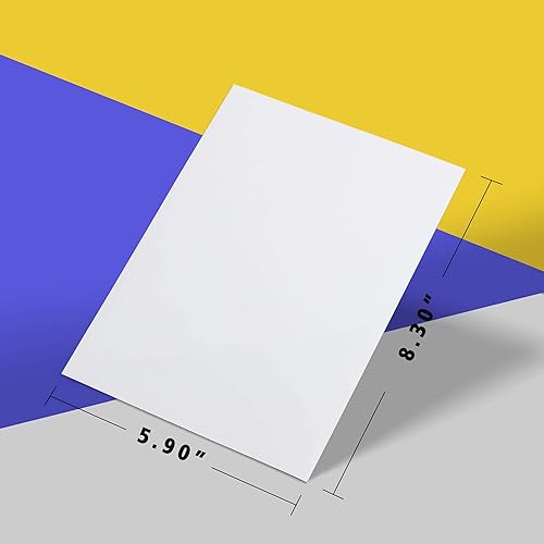 Miniatura 3 de LLPT Hojas magnéticas de borrado en seco, 6 paquetes de 5.9 x 8.3 pulgadas, reutilizables, lavables, sin adhesivo, notas adhesivas recortables para