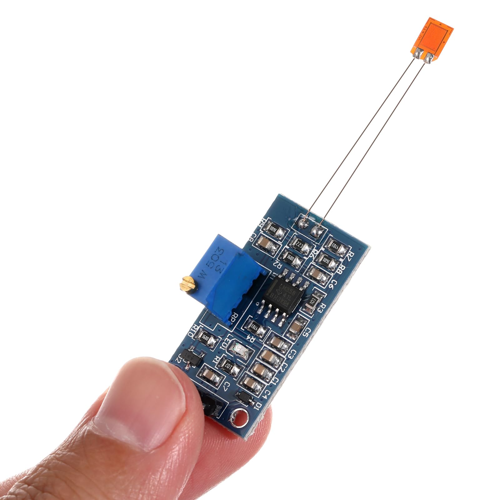 BESPORTBLE Module Amplificateur De Charge Pour Capteur De Déformation Avec Sortie De Tension - Détection De Flexion - Compatible Avec Jauge De Contrainte 350 Ohms Idéal Pour Tests De Bending