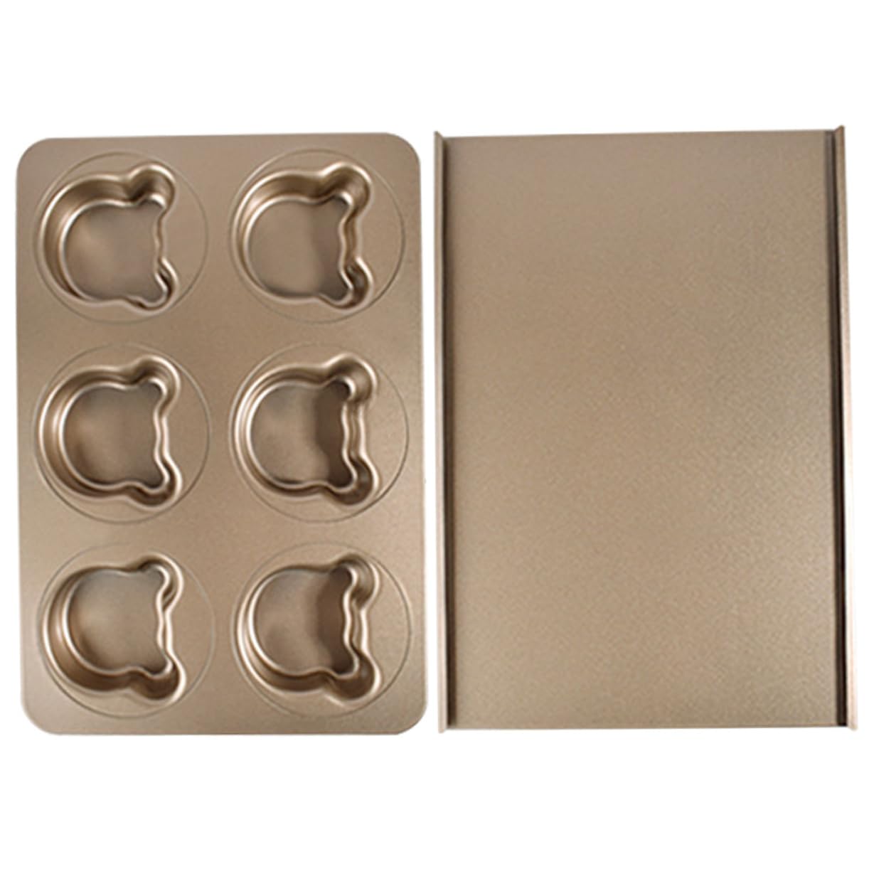 Cabilock Moule À Gâteau En Métal Avec Revêtement Antiadhésif Lot De 6 Pièces Pour Une Cuisson Facile