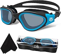 Vista 18 de WIN.MAX - Goggles de natación polarizados, antivaho, antirrayos ultravioleta, sin filtraciones y con visión clara para hombres, mujeres, adultos
