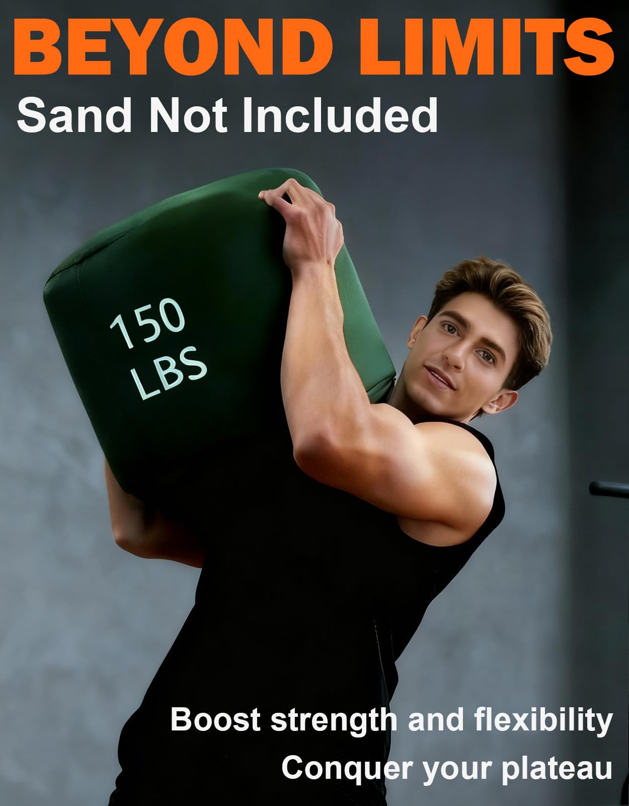Fitarc Sac de Sable d'entraînement pour Musculation Rond Cross-Training, Sable Non Inclus