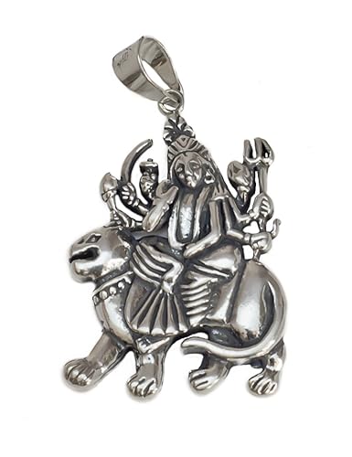 925 Sterling Silver Sri Durga maata Locket