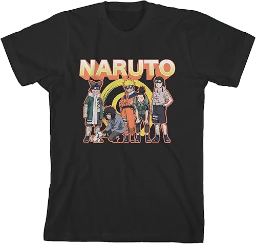 Miniatura 4 de Naruto Multi-Character Youth - Paquete de 3 camisetas de manga corta con cuello redondo