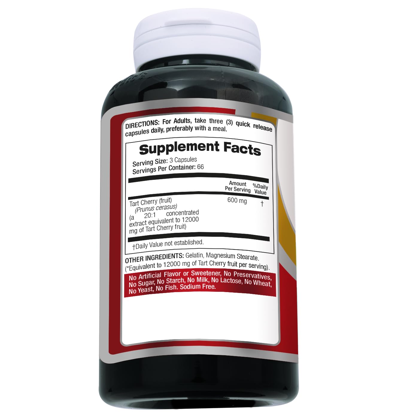 Lab | tart cherry capsules | tart cherry extract | 200 Capsules — Amazon image 2
