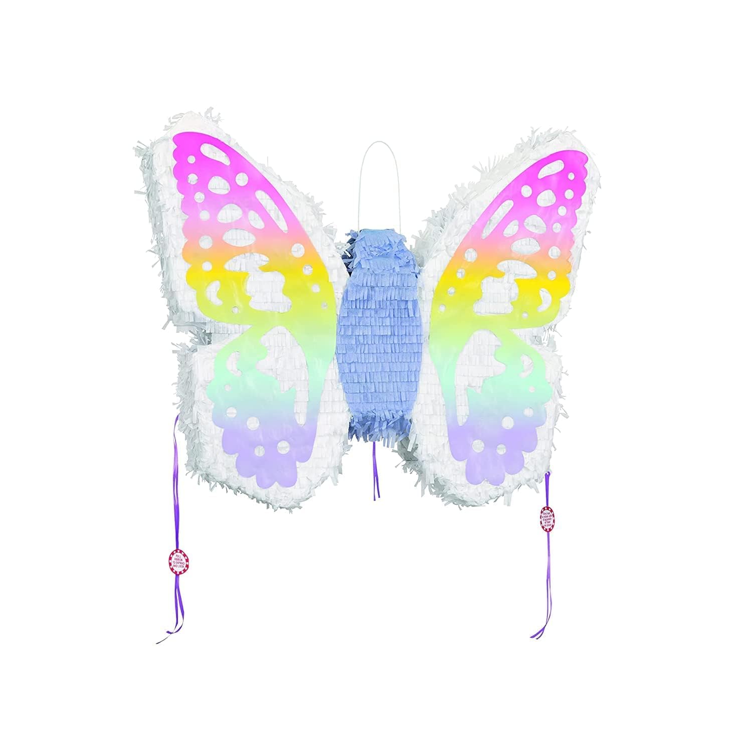 Butterfly Popout Pinata (48cm) - Colorful & Charming Design - Perfect for Parties & Celebrations - 1 Pc