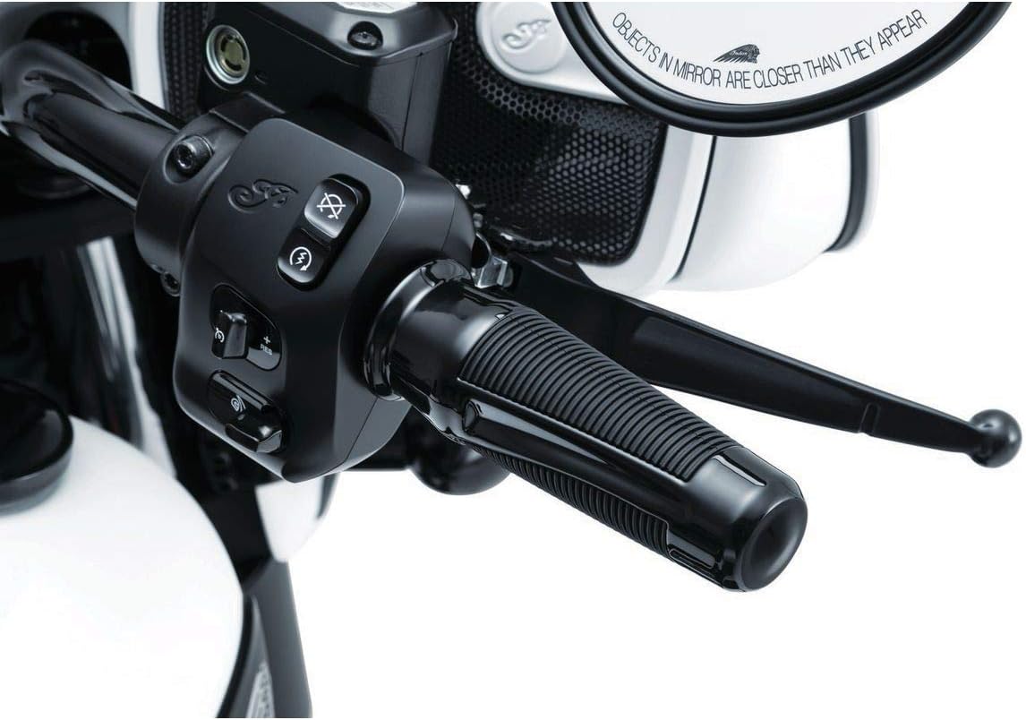 Kuryakyn 5766 Motorcycle Handlebar Accessory: Phantom Hand Grips for 2014-17 Indian Motorcycles, Chrome, 1 Pair