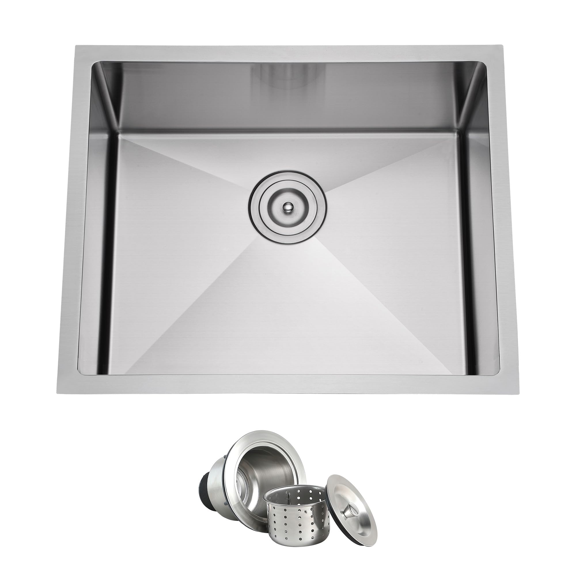 Blenzia 23 Inch Undermount Kitchen Sink 16 Gauge 304