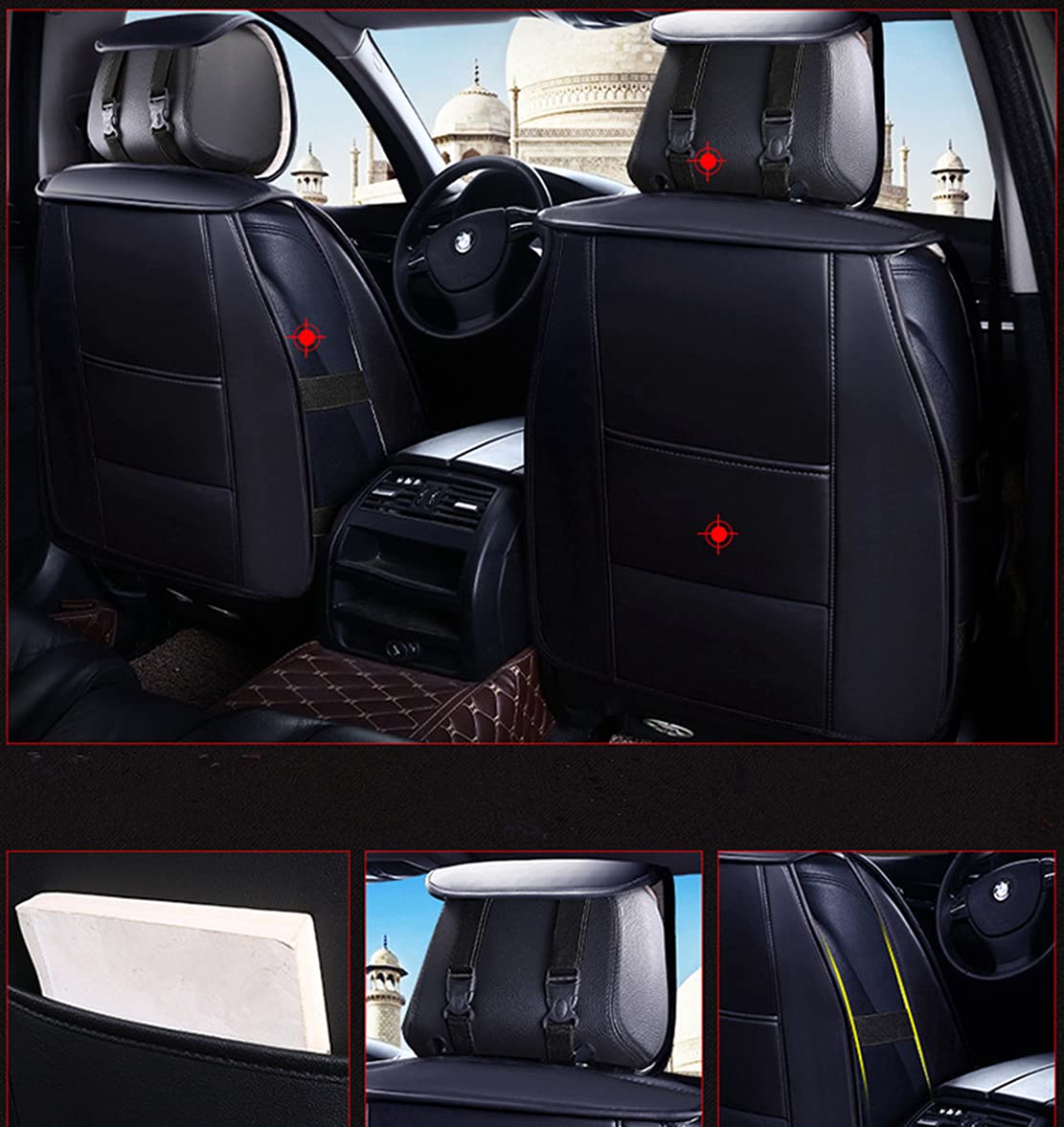 Fundas Asientos Traseros Cremallera Mossa Fundas Universales Para Asientos De Coche Adecuadas Para Dacia Sandero I, II, III (2008- ) - S-GR Fundas Asientos Coche