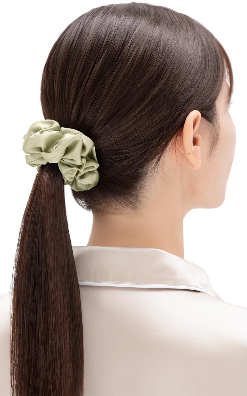 Amazon | [COCOSILK]シルク シュシュ ヘアゴム 跡がつかない シルク100