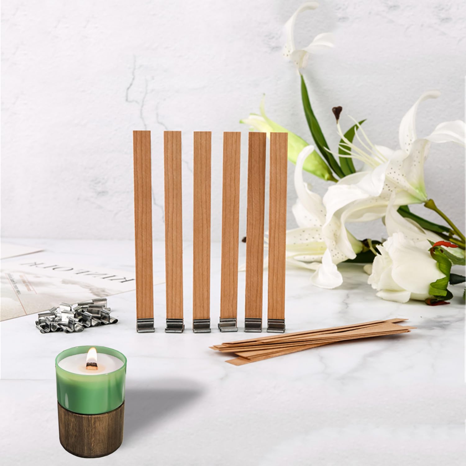 Houten Kaarslont S-vorm - Cozy Design