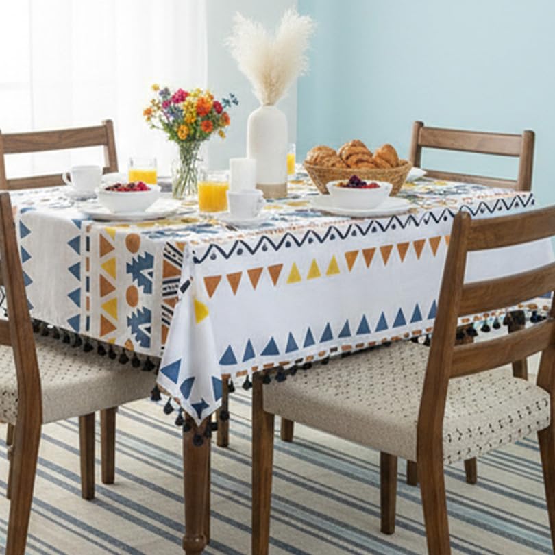 HOMEMONDE Table Cloth for 6 Seater Dining Table