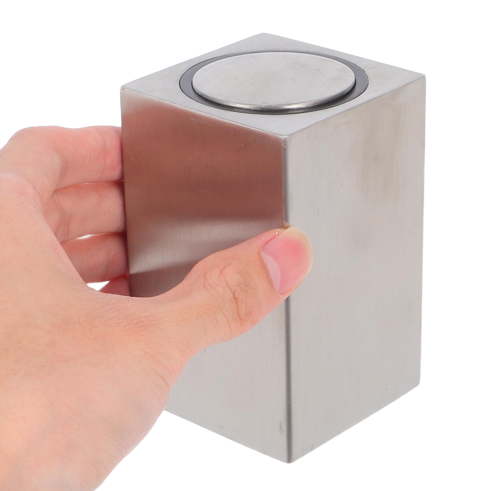 Dispensador Portátil y Estilo Elegante para Palillos de Dientes de Acero Inoxidable Gran Capacidad y Diseño Europeo Moderno para Uso en Cocina