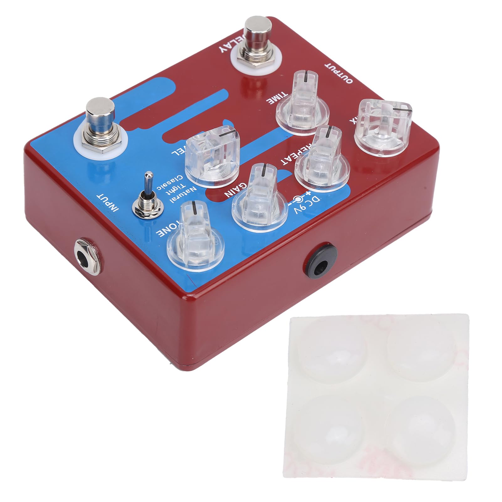 CP-68 Pedał Efektów Gitarowych Distortion Delay z Modułem Natural Chorus, dla Entuzjastów Gitary, Odporny na Zużycie