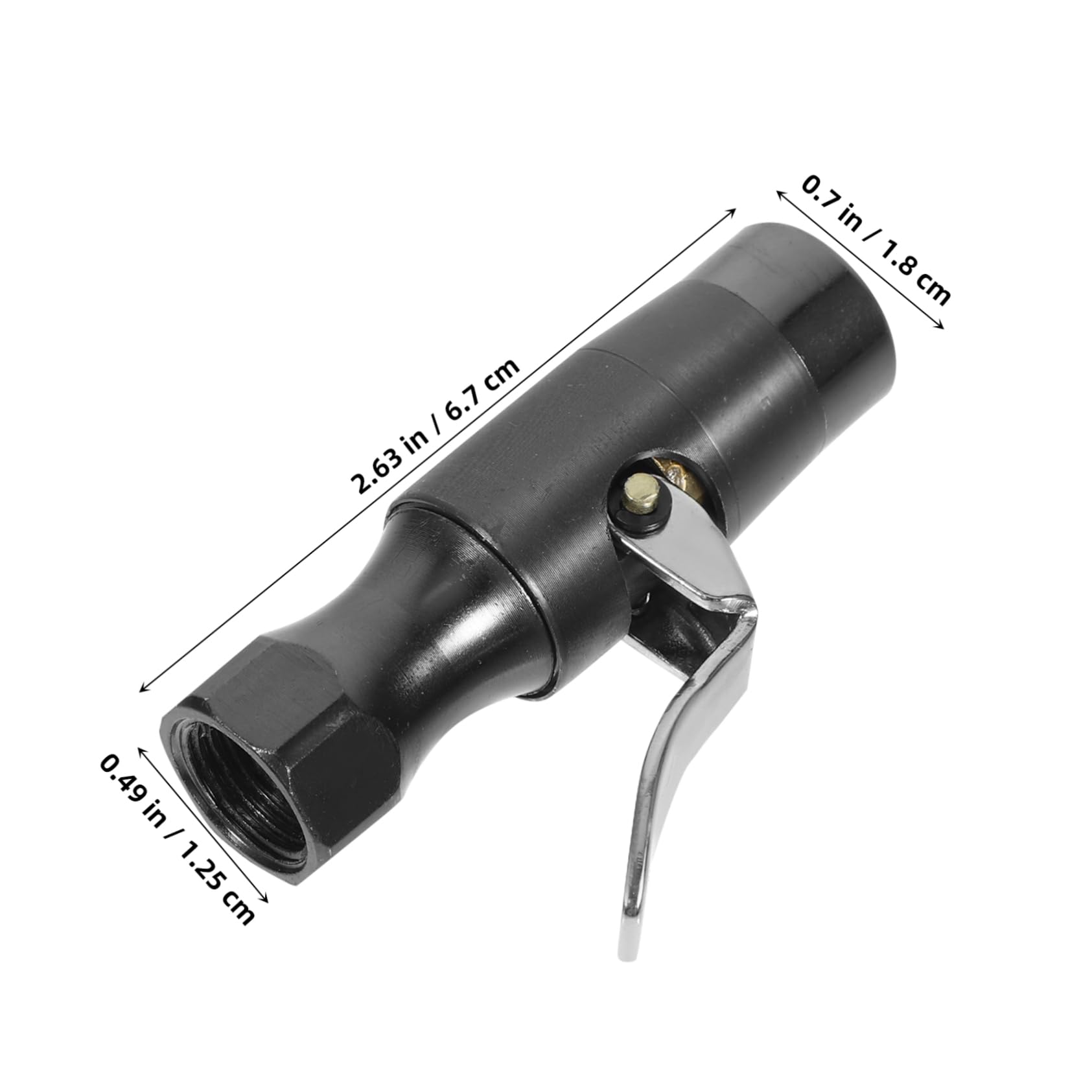 SOLUSTRE 5piezas Adaptador Inflador De Neumáticos Boquilla De Aire Auto-bloqueante para Compatible Válvulas para Coches Camiones y Motos