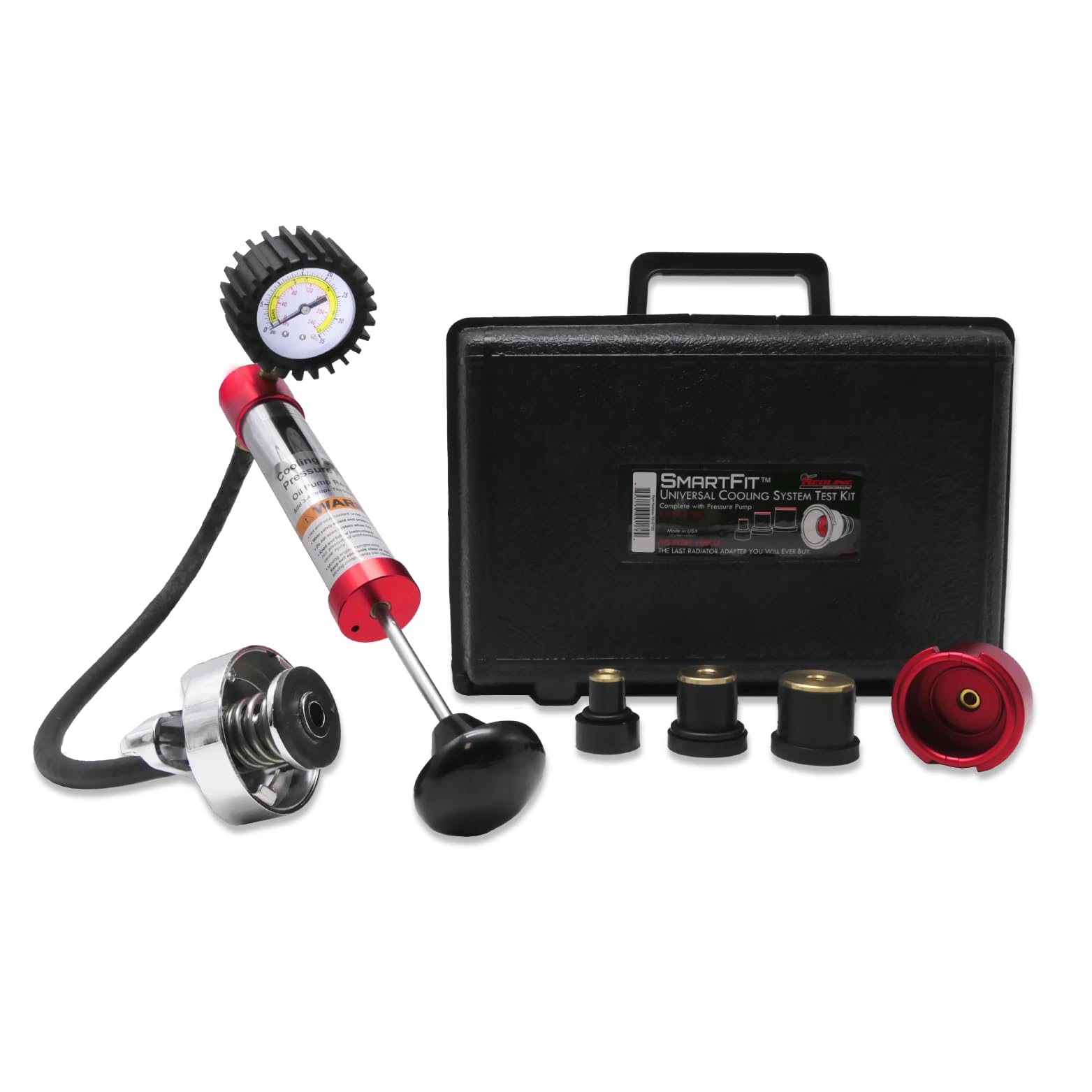 Redline Erkennung 95–0700 SmartFit Universal Kühlsystem Test Kit mit Pumpe  : Amazon.de: Auto & Motorrad