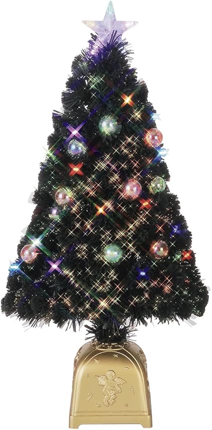 Amazon Co Jp クリスマス屋 クリスマスツリー ファイバー スター ファイバーツリー 60cm スターカット Led 付き おもちゃ