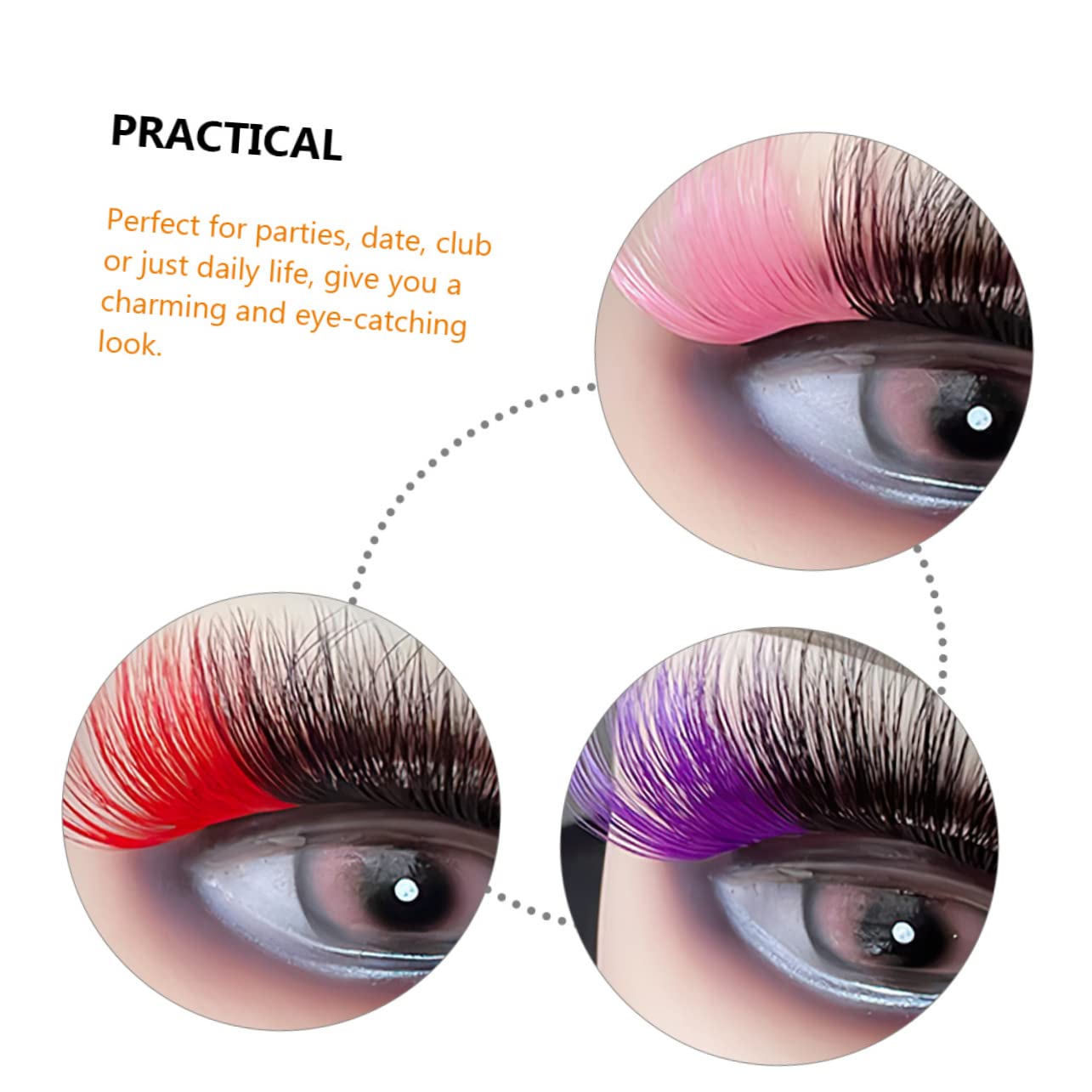MAGICLULU 5 Sets Künstliche Wimpern Flauschige Wimpern Für Frauen Falsche Wimpern Für Die Tägliche Make-up-party 9 Paare * 5