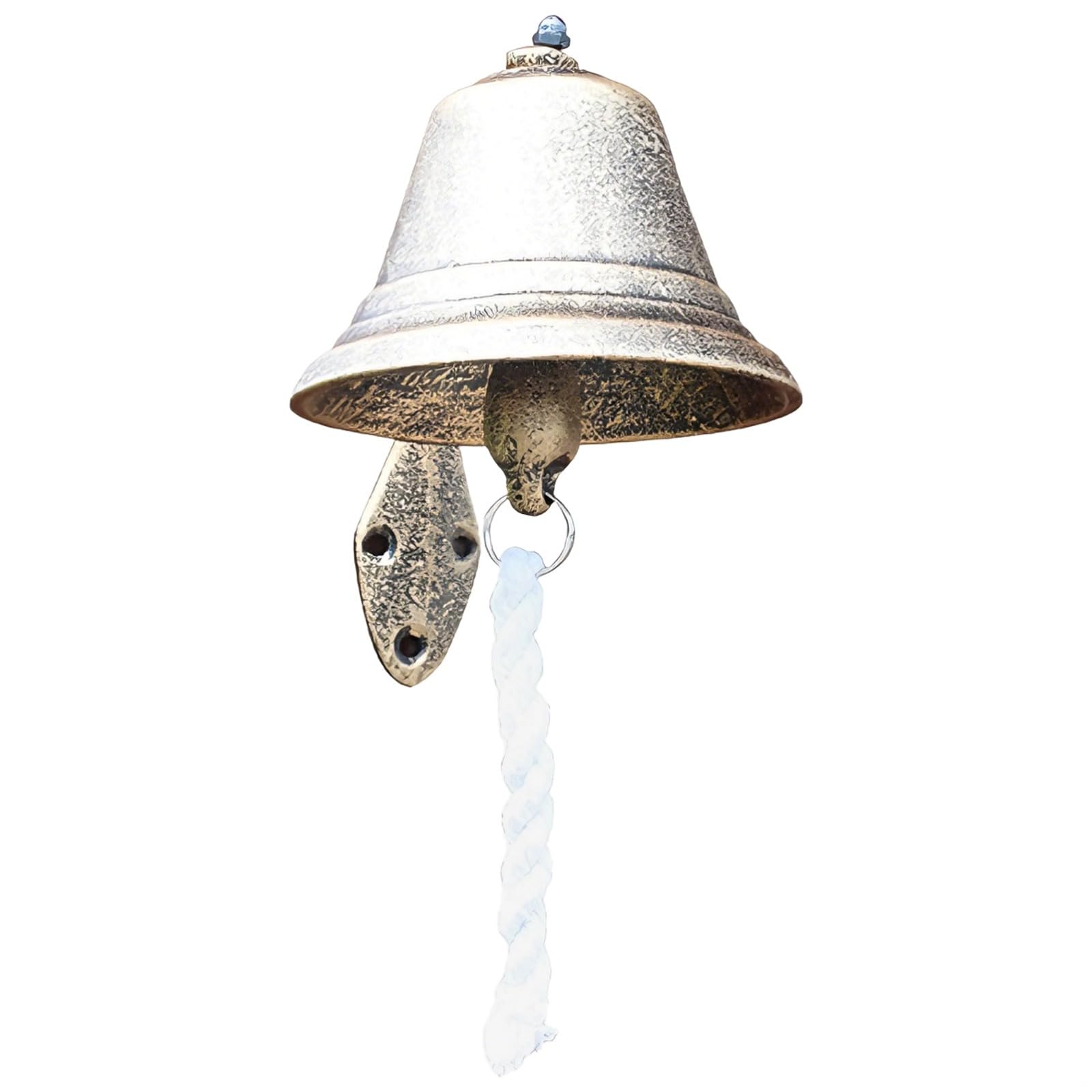 Sonnette de porte antique en fonte pour remplacer les carillons en panne