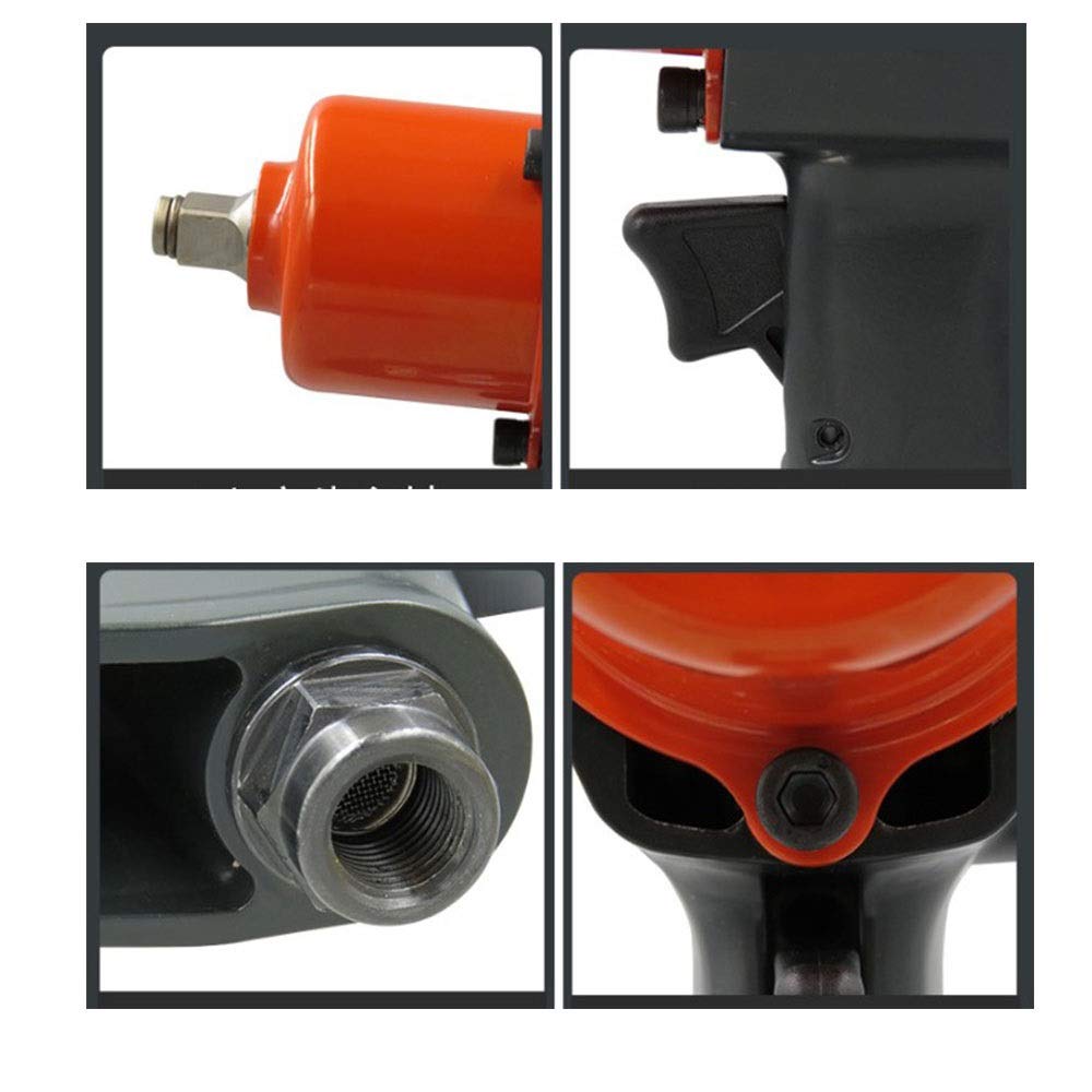 Accessori per Utensili Pneumatici per Utensili Pneumatici 1/2 Chiave eolica per Riparazione Auto con Coppia Elevata, Chiave pneumatica Industriale, utensile Pneumatico
