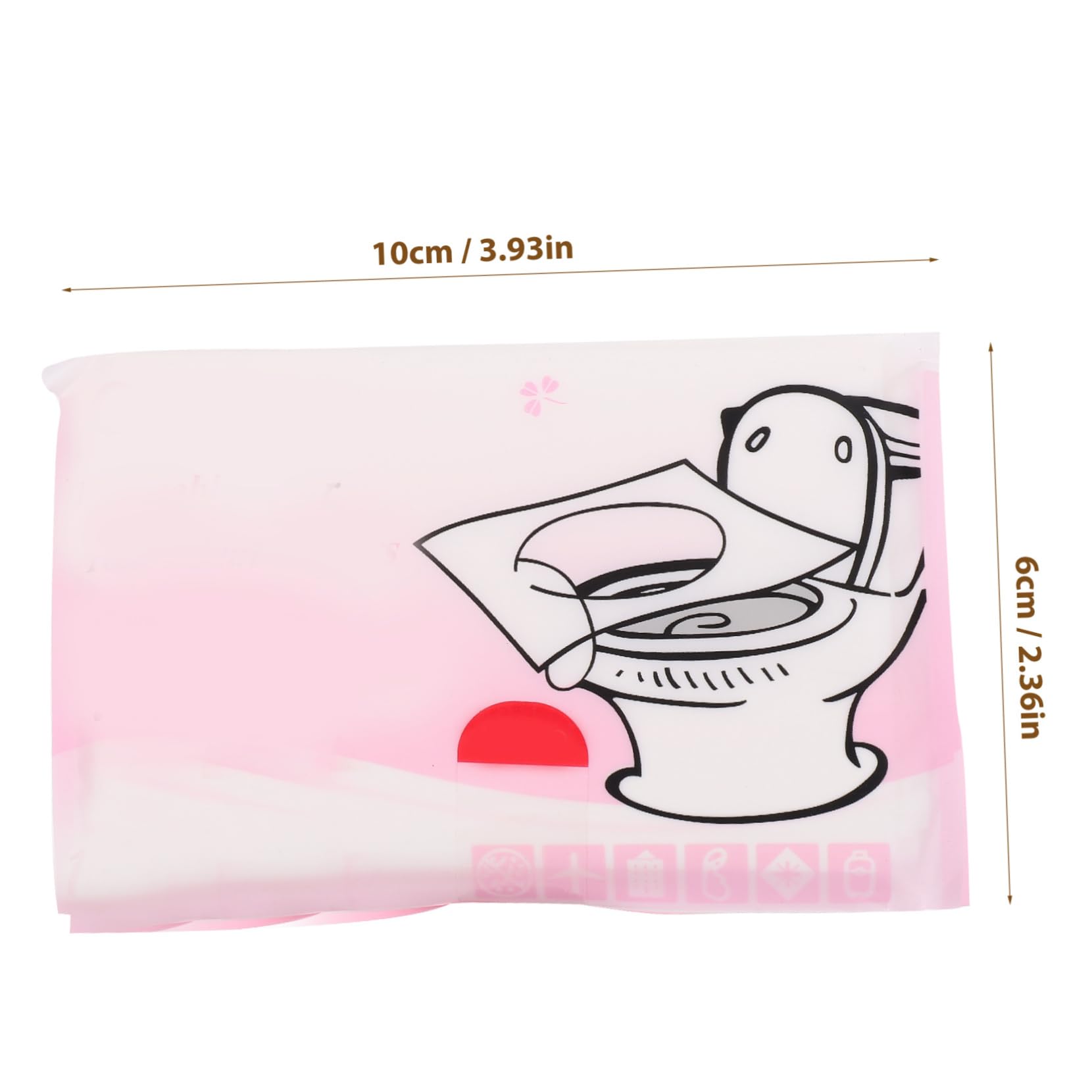 MUCKLILY Travel Pack Toilet Seat Covers 5 Disposable Portable Washable Sanitary Safe Home Outdoor Use Toilet Pads for Adults Boys and Girls