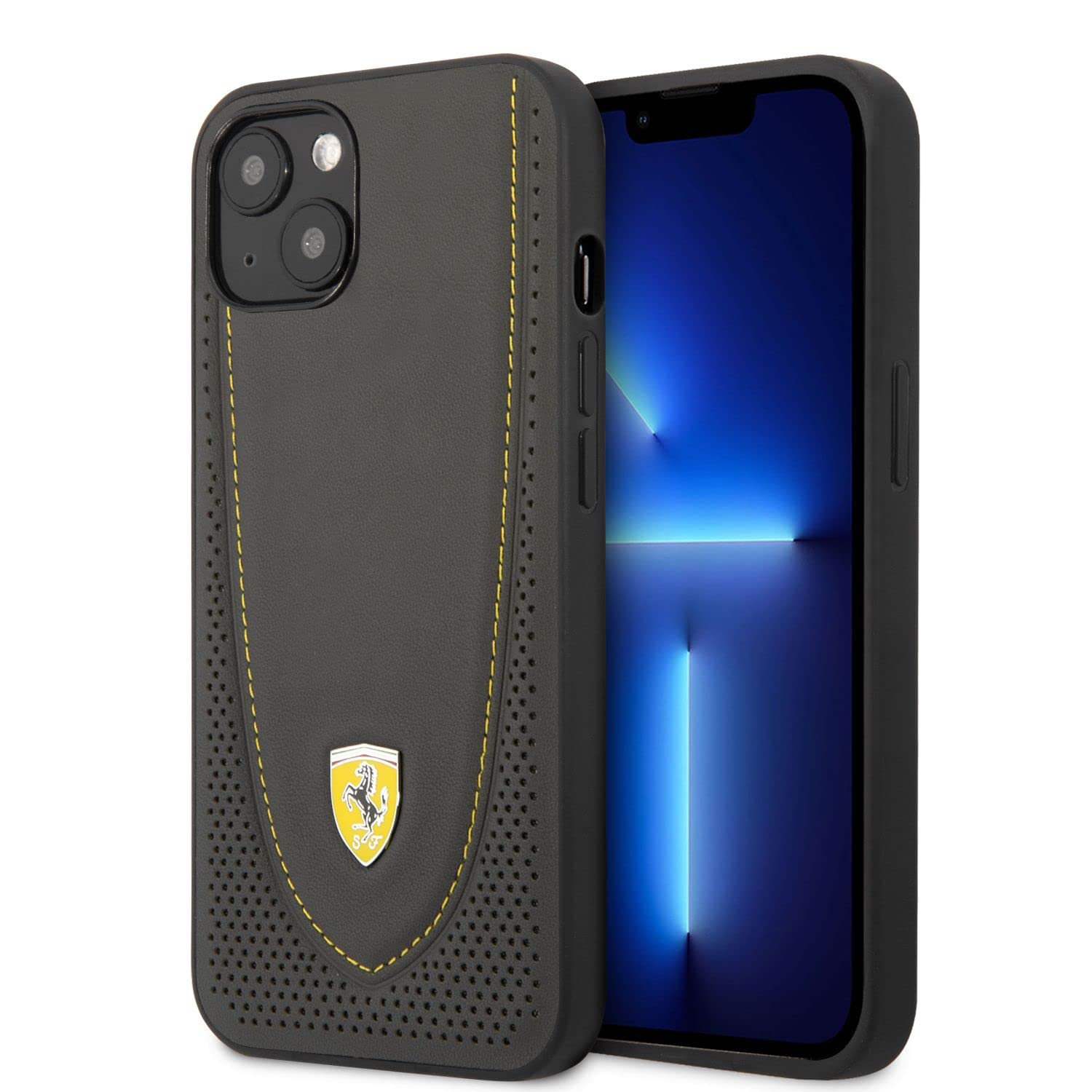 Amazon.co.jp: フェラーリ iPhone 13用 携帯電話ケース - レザーケース 